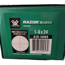 Vortex Razor HD Gen II-E 1-6x24 Illum VMR-2 MRAD Riflescope RZR-16009