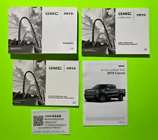 2015 GMC CANYON Factory Owners Manual Set w/ NAV *OEM*