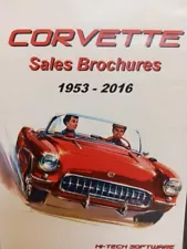 Corvette Sales Brochures CD-ROM 1953 - 2016