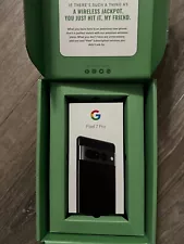 Mint Mobile Google Pixel 7 Pro Black New in Box Never Used