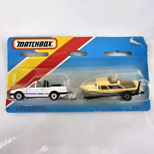 Matchbox TP-115 Superfast Two-Pack Ford Escort Cabriolet & Seaspray Boat Trailer