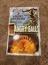 Angry Orchard and Fireball Metal Beer Sign 12” x 17”