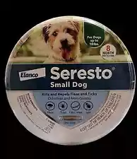 Seresto Flea & Tick Collar - SMALL Dog - AUTHENTIC - Sealed