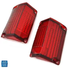 1968-69 Chevrolet El Camino Tail Lamp Lenses Pair