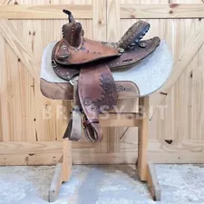 13.5” Diamond Cross Barrel Saddle