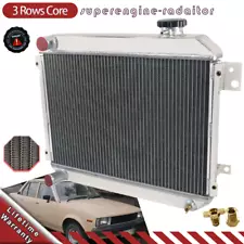 3-Row Core Aluminum Radiator w/Cap For 1975-1979 Toyota Corolla 1.2L 1.6L L4 GAS (For: 1979 Toyota Corolla)