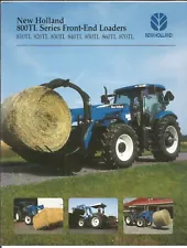 Original New Holland 810TL 830TL 840TL 850TL 860TL 870TL Loaders Sales Brochure