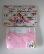 La Newborn For-Keeps Re-Stick Doll Diaper, T-Shirt (JC Toys 1998)