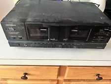 Optimus SCT-49 Double Dual Cassette Stereo Dubbing Tape Deck Player Recorder