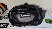 FW17 Supreme Waist Bag Black 2017