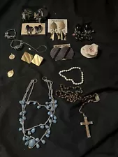 vintage estate sale jewelry lot