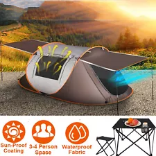 Pop Up Tents for Camping 2-4 Person Waterproof Pop Up Tent Easy Setup Camping