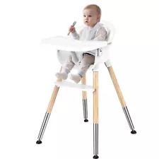 Bellababy Baby High Chair, Classic Wooden Baby High Chair for Babies & Toddle...