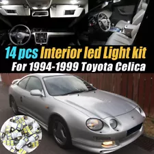 14Pc Super White Car Interior LED Light Bulb Kit for 1994-1999 Toyota Celica