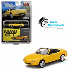 Mini GT 1:64 Mazda Miata MX-5 (NA) Sunburst Yellow #392