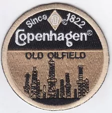 50 Pcs Copenhagen Old Oilfield Embroidered Patches 3" Diameter iron-on