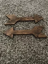 Rustic Cedar Arrows Wall Art Home Decor 14”