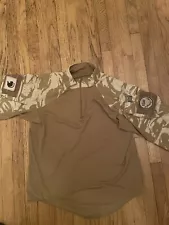 British Desert DPM Camo Combat Shirt With Original Patches