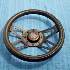 Vintage Grant Custom Steering wheel Black 13.5" GT Challenger hotrod muscle