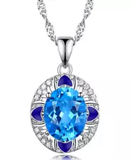 blue topaz jewelry for sale