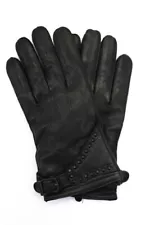 John Varvatos Mens Spike Studded Leather Gloves Black Large eBay Endless Runway