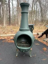 Elegant Cast Iron Chiminea