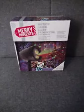 Merry Motion Laser Lights Projector, W/Remote Projects Red & Green Laser Lights