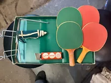 Vintage Sportcraft ping pong Table Tennis complete Set of 4 1950's - 1960's