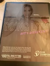 2023 Original Print Ad Of Paige Spiranac For Club Championship