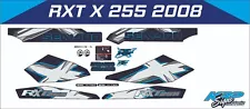 SEADOO RXT X 255 2008 Graphics / Decal / Sticker Kit Custom BLUE & GREY