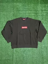 Supreme Box Logo Crewneck Brown FW22 Authentic (L)