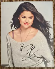 ⭐️SALE⭐️ Selena Gomez “Singer/Actor” HandSigned Autographed 10”x 8” Photo W/COA