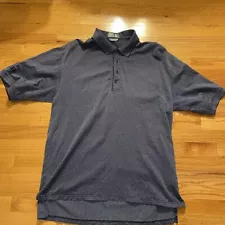 Descente International Collection Egyptian Cotton Polo Golf Shirt Men’s L