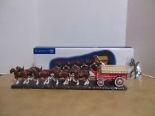 Dept. 56 2004 Snow Village Budweiser Clydesdales #56.55256 Excellent