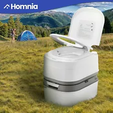 6.3 Gallon Portable Toilet 24L Camping Travel Porta Potty W/ Paper and Detergent