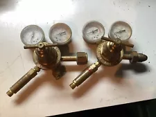 Two Victor Oxygen-Acetylene Gages