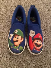 Nintendo Kids Youth Super Mario Movie Slip On Shoes H&M Worn Once Size 12.5