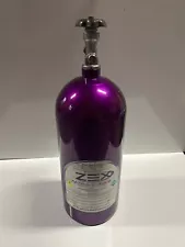 10LB 10 LB ZEX Nitrous Bottle PURPLE W/ gauge USED DRAG Race Custom Kit EMPTY