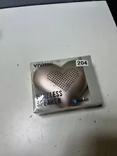 VIVITAR Rose Gold Heart Wireless Bluetooth Speaker