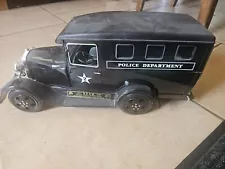 Jim Beam's Police Car 1931 Model A Ford "Paddy Wagon" Decanter Empty