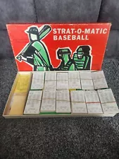 1962 Strat-O-Matic baseball card set!Complete! Nice Shape!