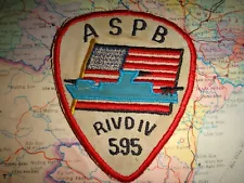 Vietnam War Patch US Navy Assault Support Patrol Boat ASPB River Division 595