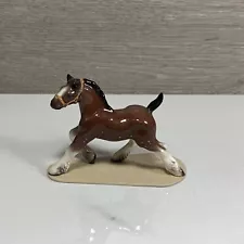 Hagen Renaker Horse Clydesdale Foal Retired Ceramic Miniature Figurine USA Made