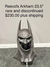 Reevzfx Arkham 23.5” Rare Discontinued Batman Cowl