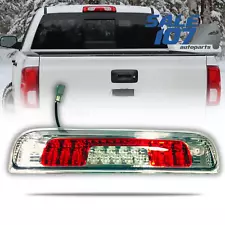 For 14-18 Chevy Silverado GMC Sierra Clear Led Third Brake Light Lamp Red Light