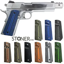 1911 Super Aggressive Grips G10 Full Size or Compact or Springfield EMP PT1911