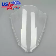 Windshield WindScreen Double Bubble Fit Kawasaki ZX14R ZZR1400 06-18 White BS5 (For: Kawasaki)