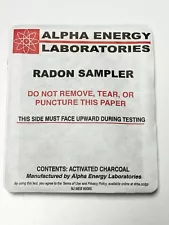 AlphaEnergy Short-Term Radon Test Kit for Air