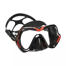 Used Mares One Vision Scuba Dive Mask-Red/Black