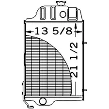 AR48171 AT32591 Radiator Fits John Deere Backhoe 410